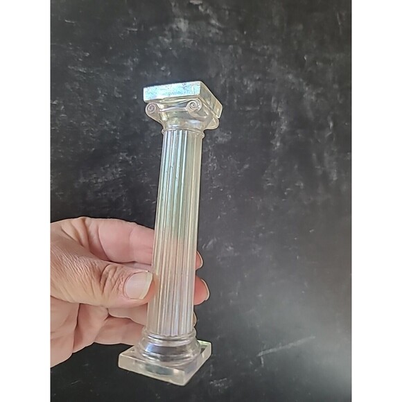 Greek Column Plastic Iridescent Cake Pillar Vintage - Picture 5 of 10